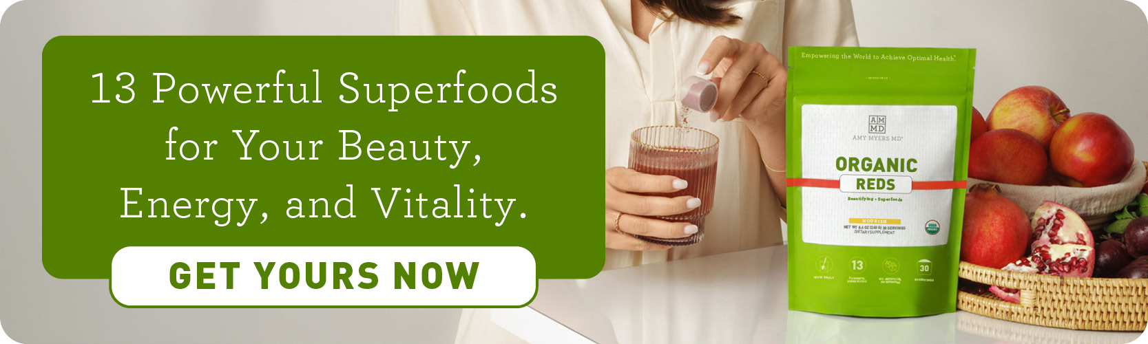 Discover 13 powerful superfruits for your beauty, energy, and vitality with Organic Reds. Get yours now.