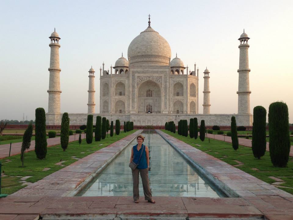 Dr. Myers at the Taj Mahal - Amy Myers MD