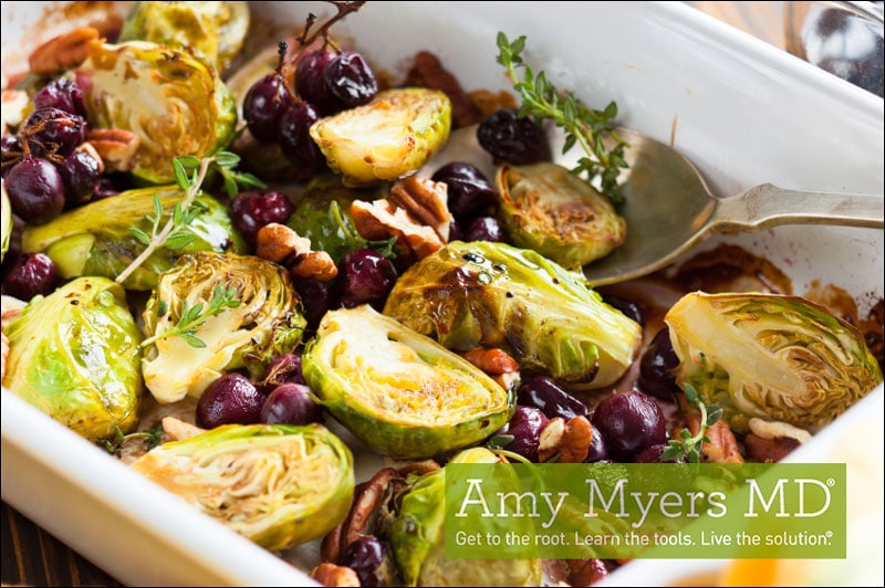 Cherry Roasted Brussels Sprouts