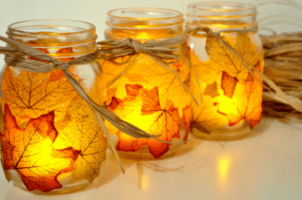 Autumn Leaf Lanterns - Amy Myers MD