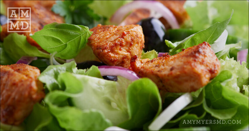 Chopped Greek Chicken Salad