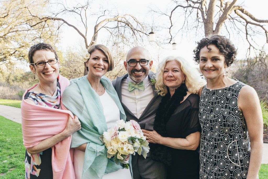 Amy and Xavier pose with friends of Amy's Mother, Betty - Amy Myers MD