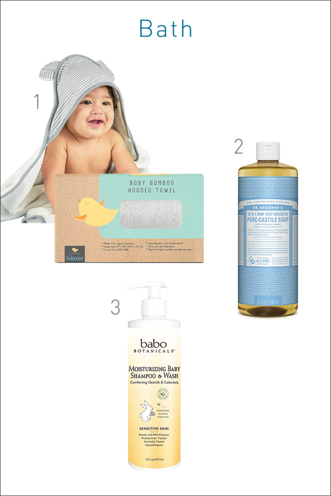 Baby Bath Products - Infographic - Amy Myers MD®