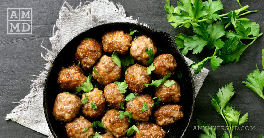 Collagen and Greens Paleo Meatballs