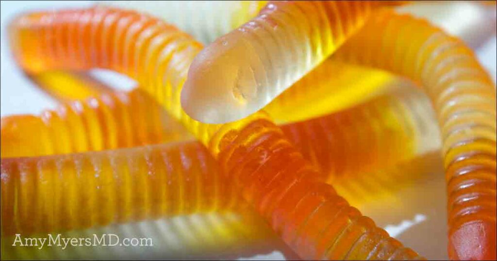 Yummy Gummy Worms - Image - Amy Myers MD