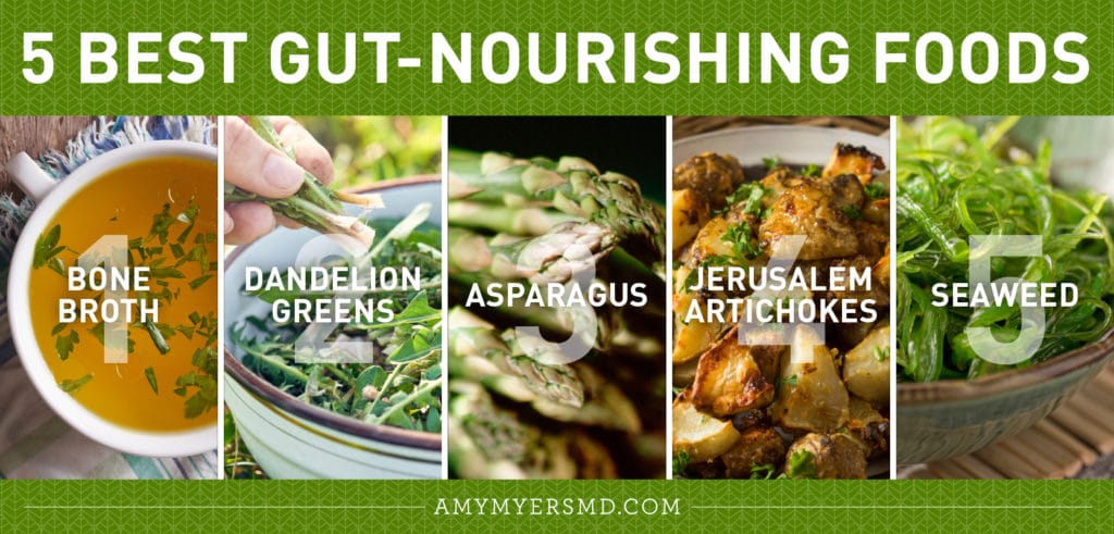 5 Best Gut-Nourishing Foods - Infographic - Amy Myers MD®