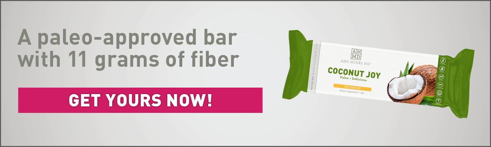 Coconut Joy Fiber Bars - Promo Image - Amy Myers MD