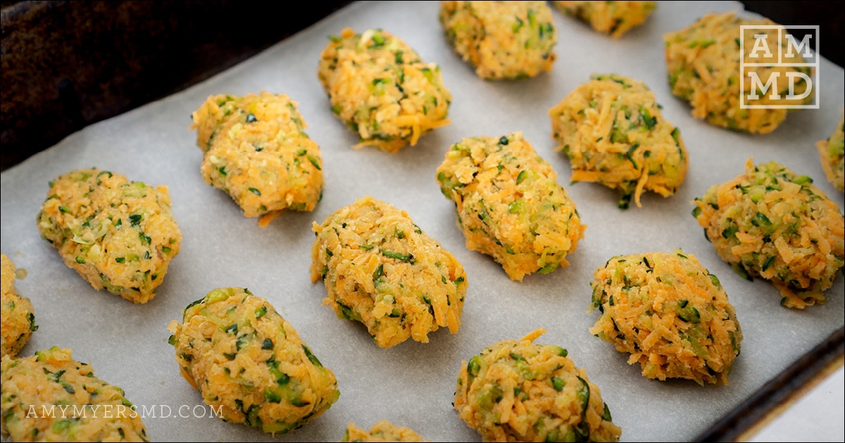 Veggie Tots ready to bake - Amy Myers MD®