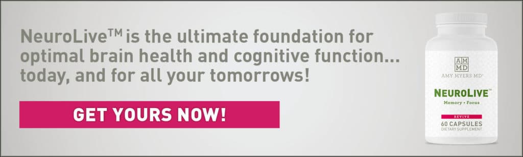 NeuroLive Bottle - Promo Image - Amy Myers MD®