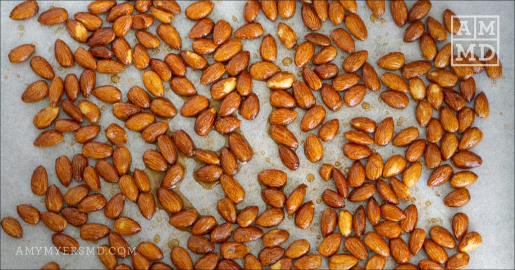 Sweet & Spicy Roasted Almonds