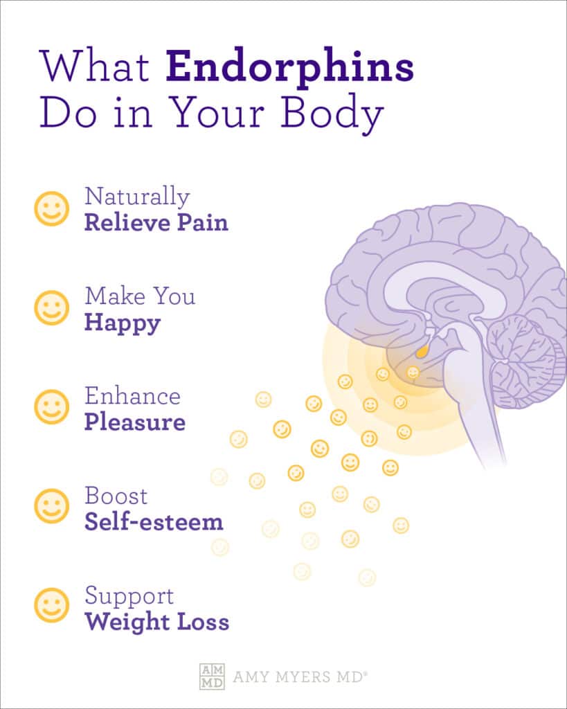 What Endorphins Do In Your Body - Infographic - Amy Myers MD®