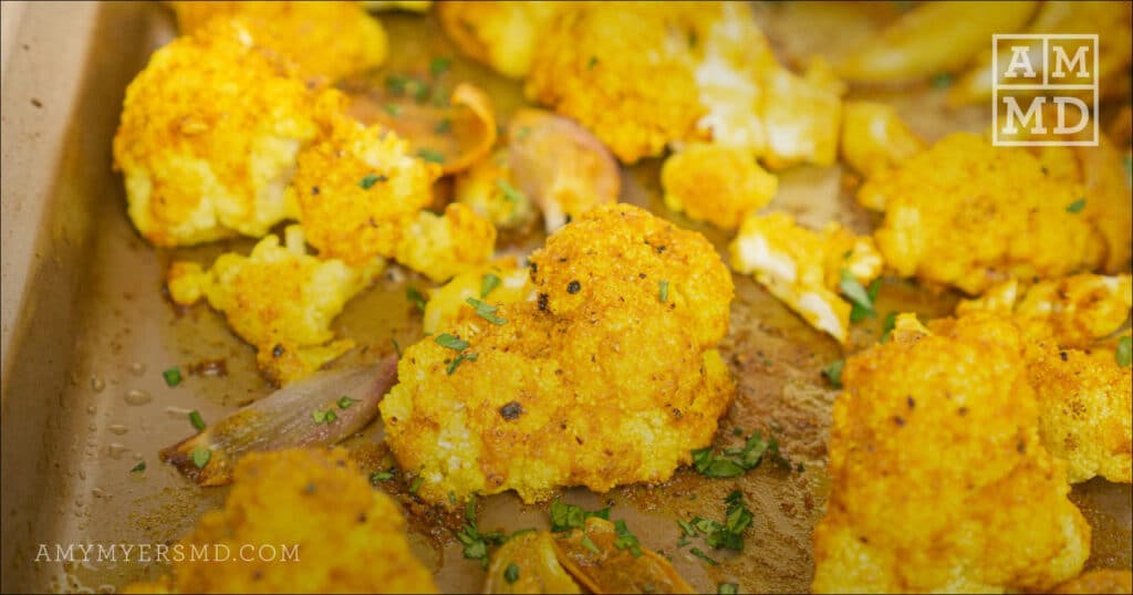 Turmeric Roasted Cauliflower