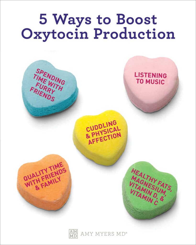 How to Increase Oxytocin - infographic - Amy Myers MD®