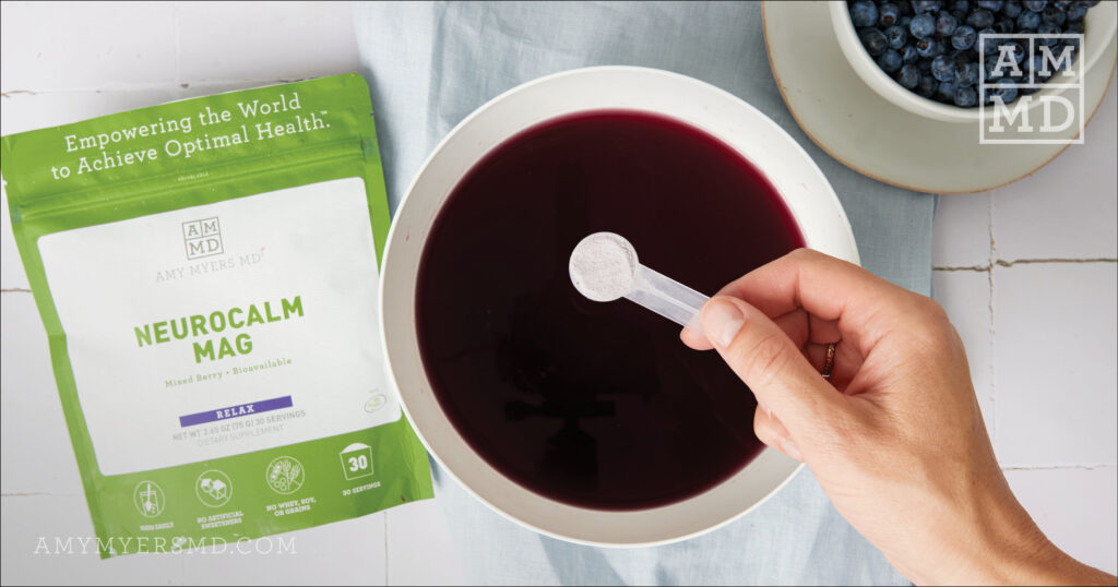 Scoop of NeuroCalm Mag - Night Time Tea - Amy Myers MD®