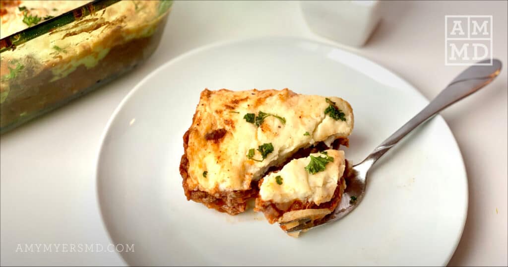 Summer Squash Beef Moussaka