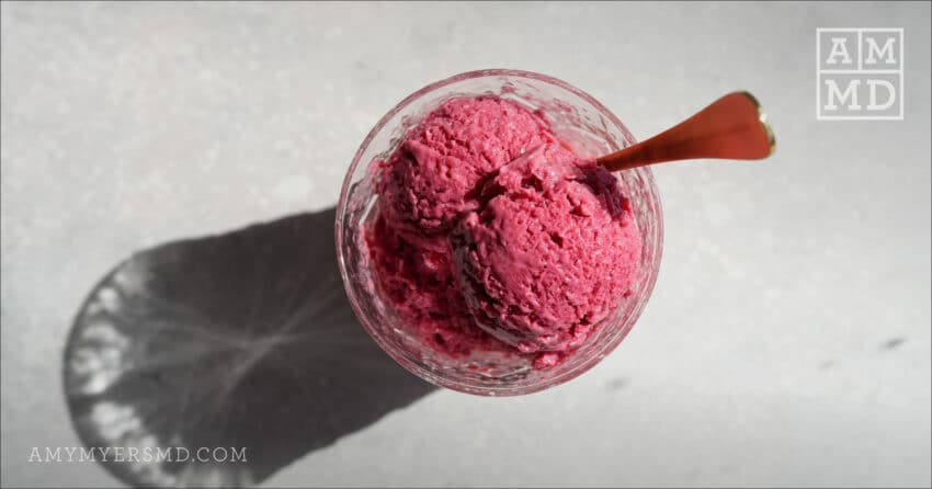 Raspberry Collagen Ice Cream