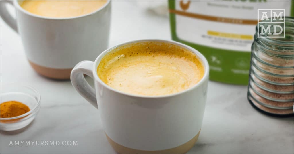 Mug - Golden Milk Bone Broth Latte Recipe - Amy Myers MD